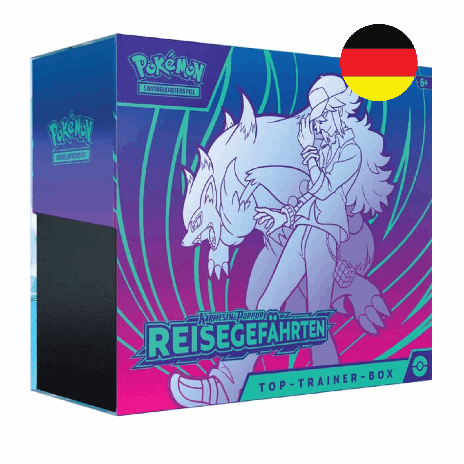 Pokémon - Karmesin & Purpur: Reisegefährten Top Trainer Box - DE - cardcosmos
