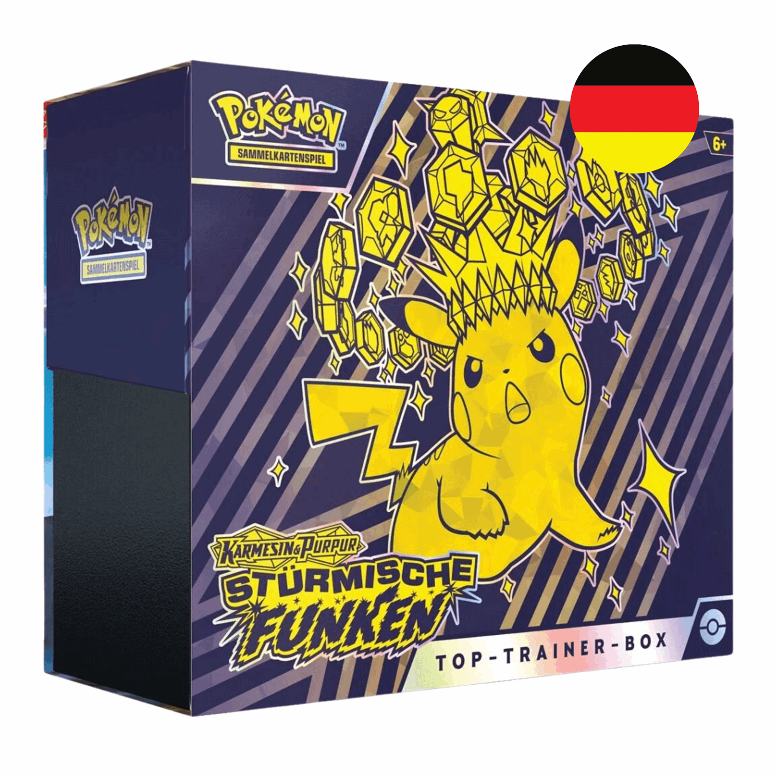 Pokémon - Karmesin & Purpur: Stürmische Funken Top Trainer Box - DE - cardcosmos