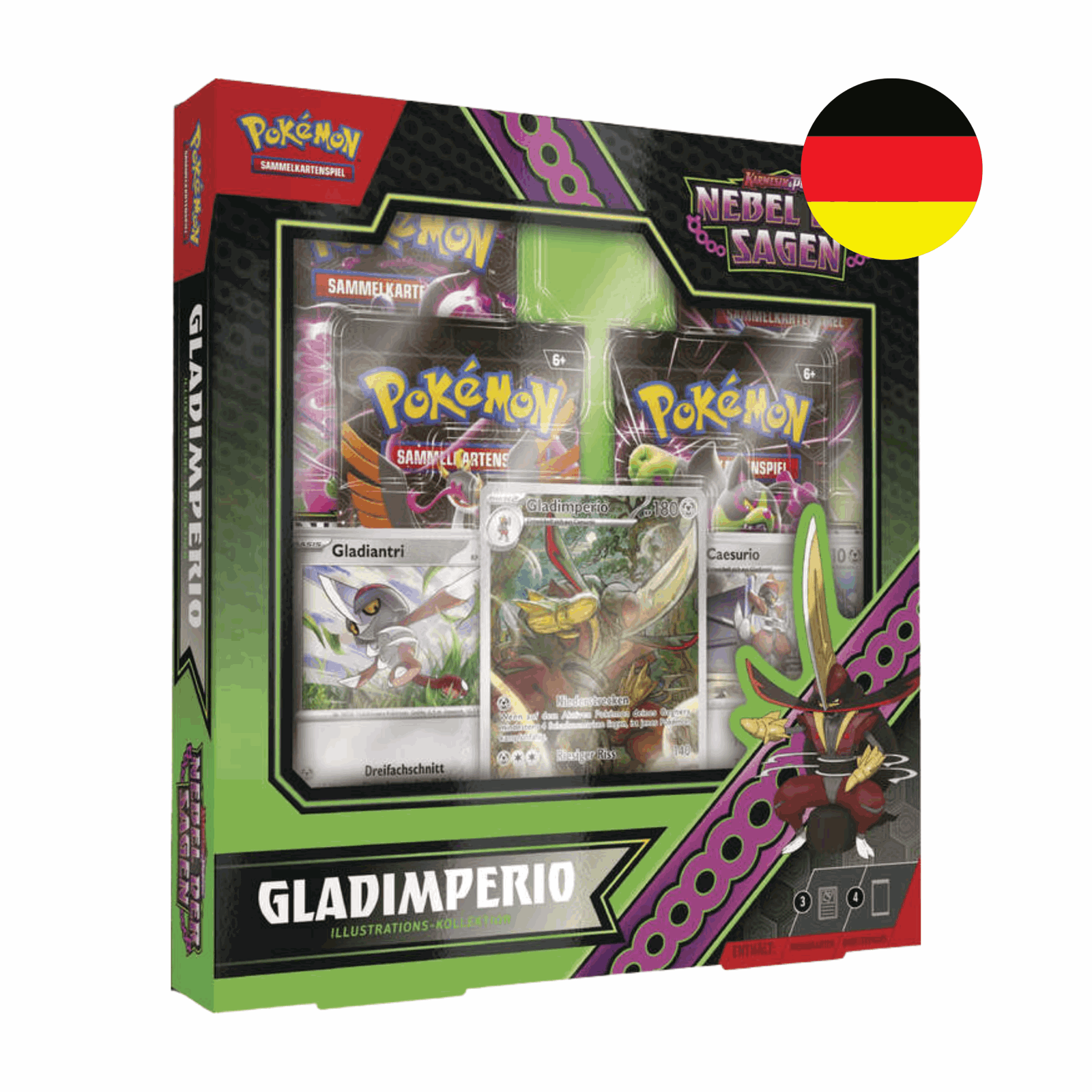 Pokémon - Nebel der Sagen Gladimperio Illustration Kollektion Box - DE