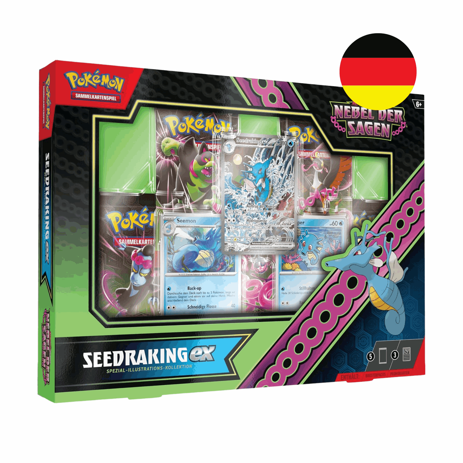 Pokémon - Nebel der Sagen Seedraking ex Special Collection Box - DE
