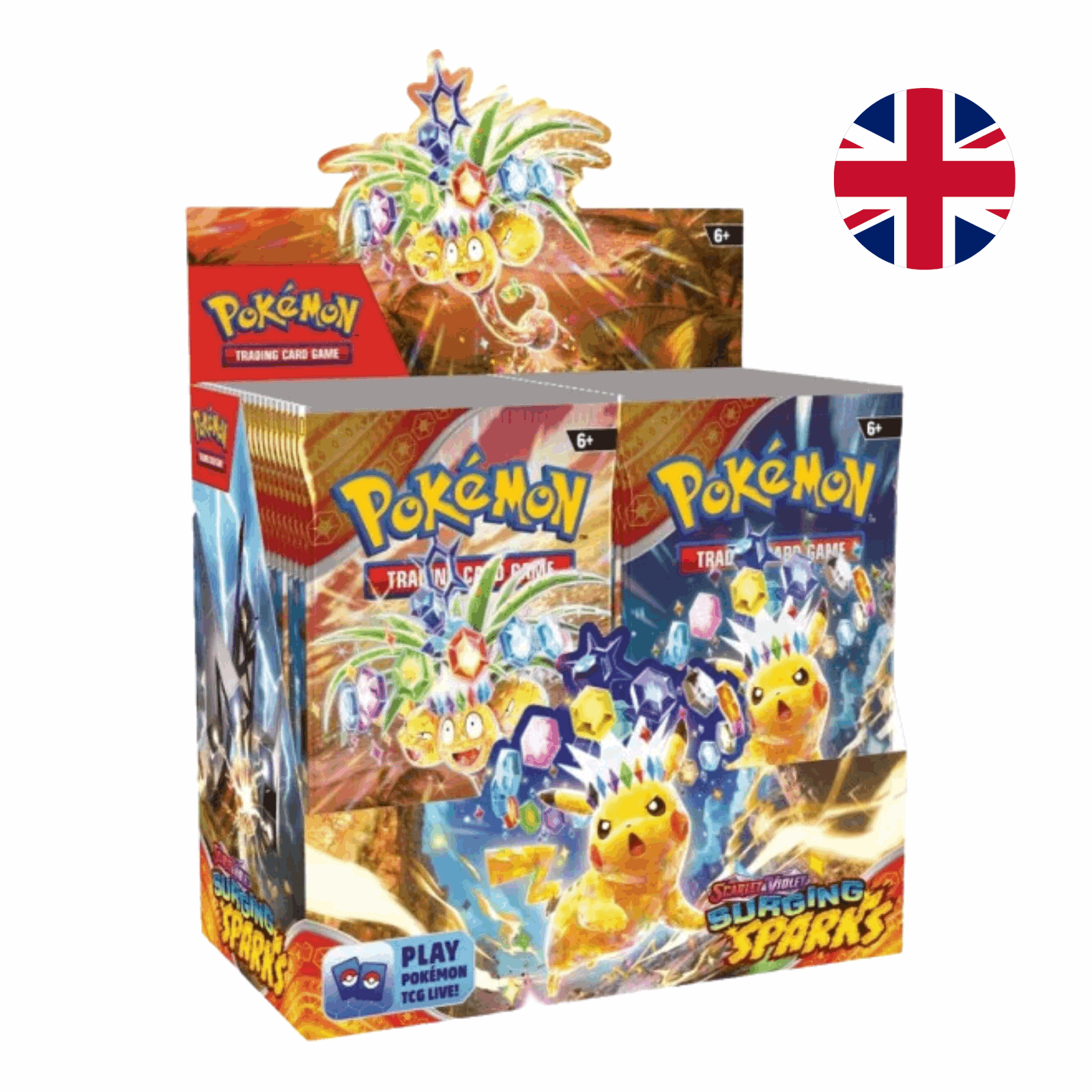 Pokémon - Scarlet & Violet: Surging Sparks Booster Display - EN - cardcosmos