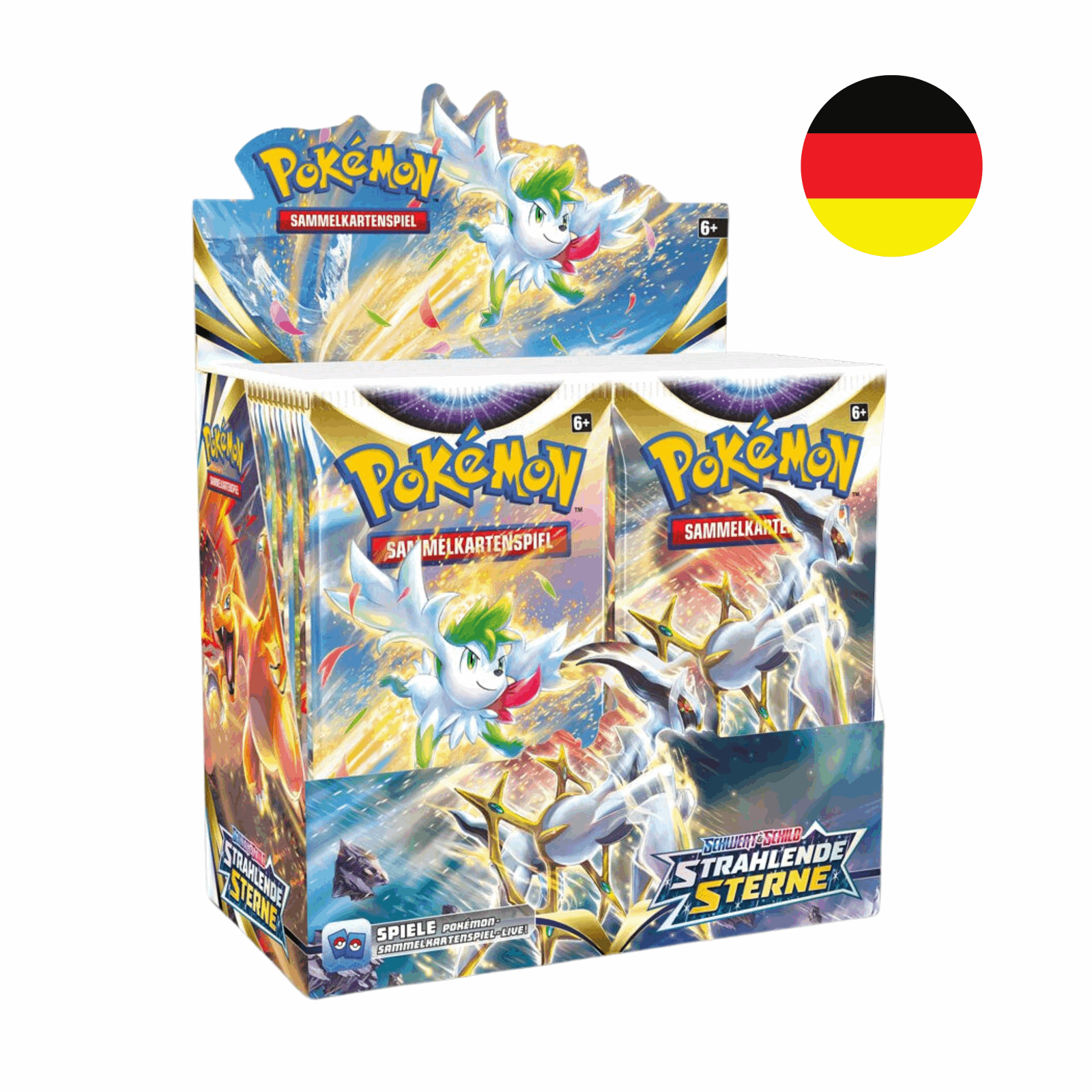 Pokémon - Schwert & Schild: Strahlende Sterne Booster Display - DE - cardcosmos