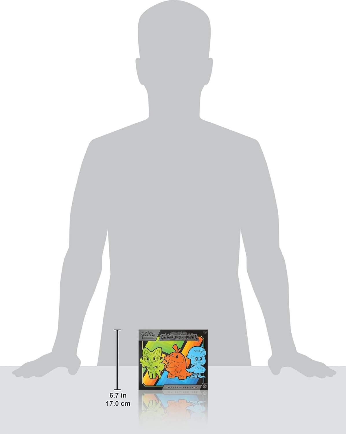 Pokémon - Karmesin & Purpur - Entwicklungen in Paldea - Top-Trainer-Box - DE - cardcosmos