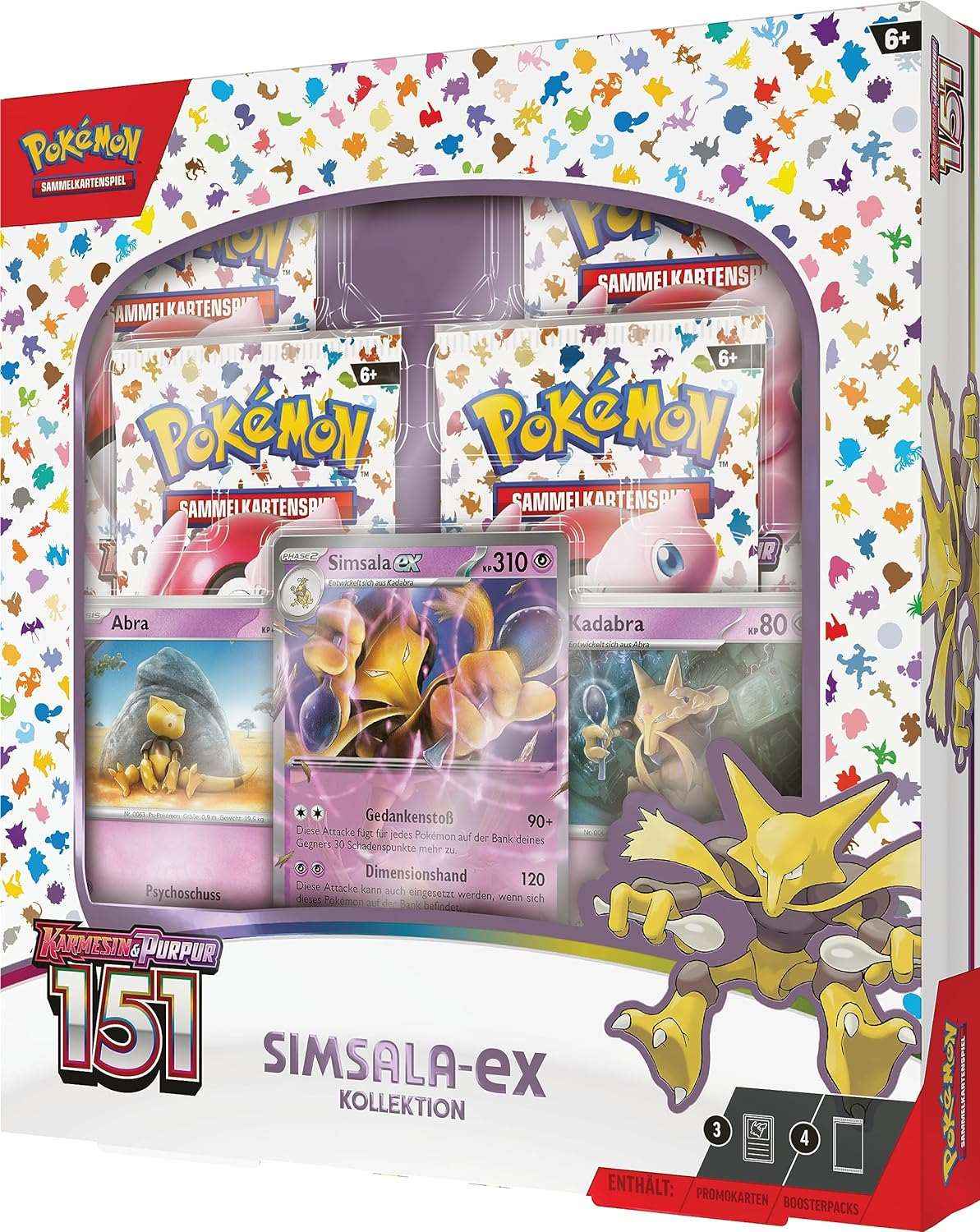 Pokémon - Karmesin & Purpur: 151 Simsala ex Kollektion - DE