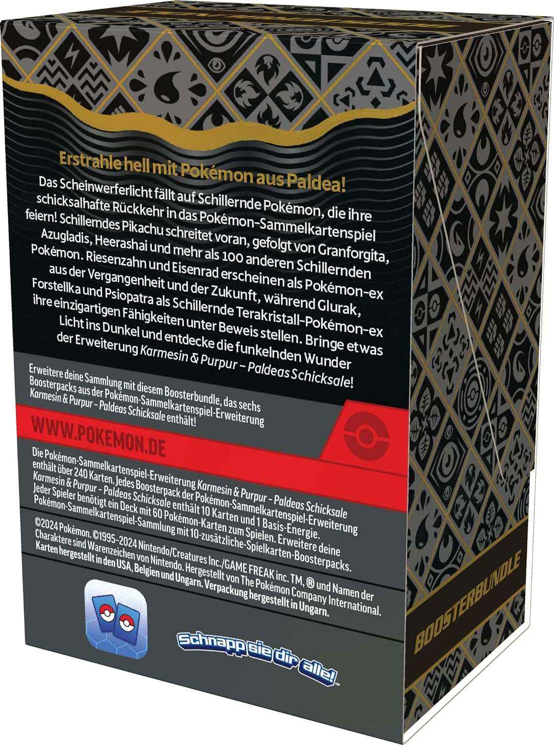 Pokémon - Karmesin & Purpur – Paldeas Schicksale - Booster Bundle - DE