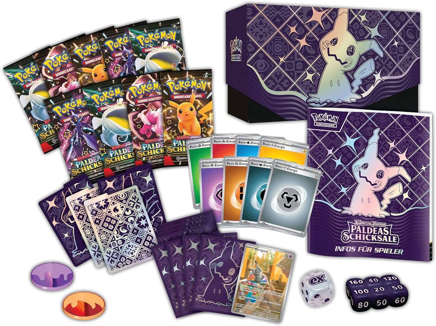 Pokémon - Karmesin & Purpur: Paldeas Schicksale Top Trainer Box - DE - cardcosmos