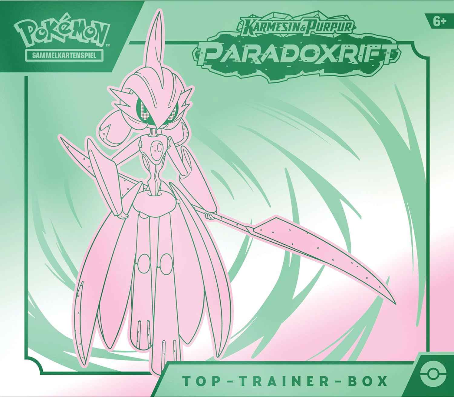 Pokémon - Karmesin & Purpur: Paradox Rift Eisenkrieger Top Trainer Box - DE