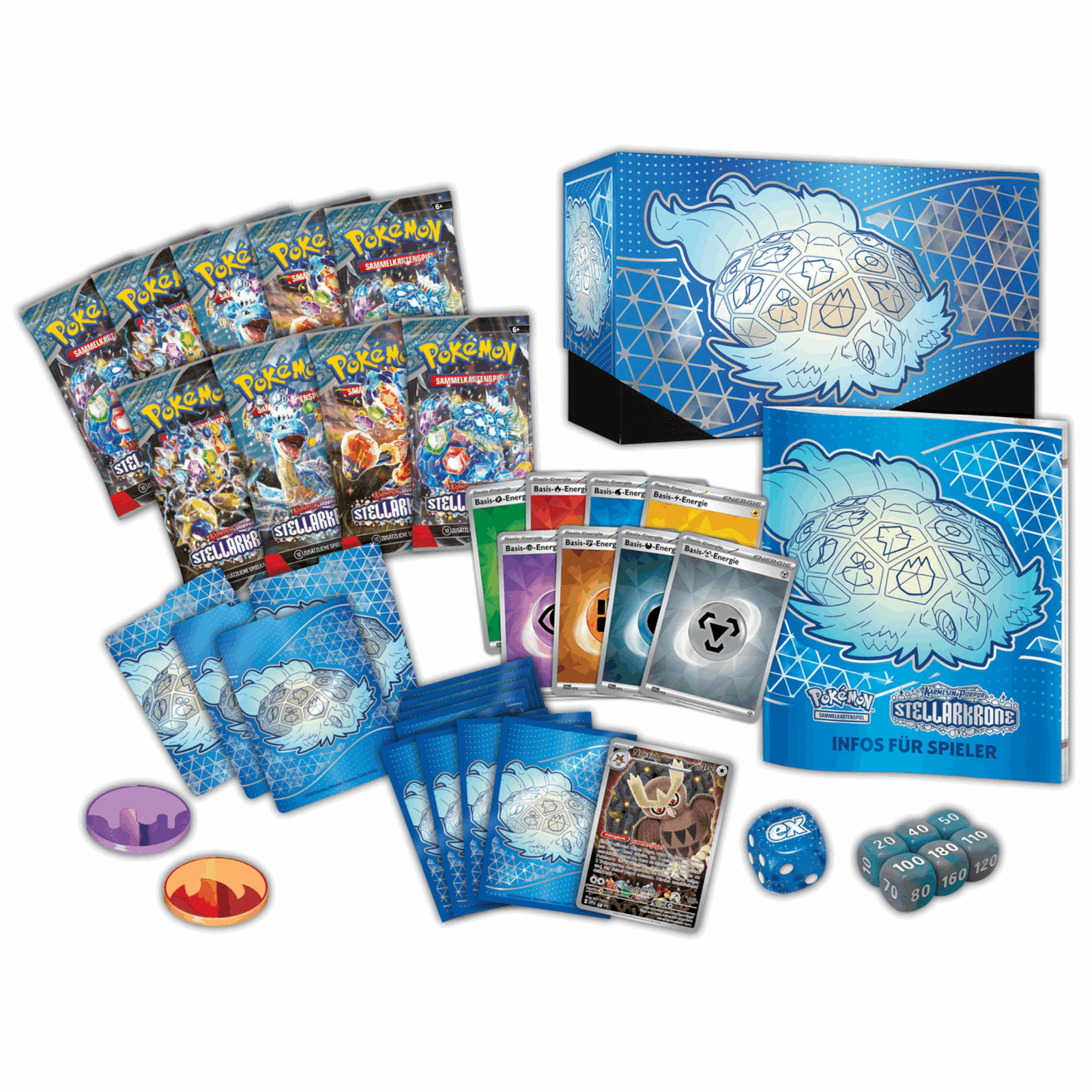 Pokémon - Karmesin & Purpur: Stellarkrone Top Trainer Box - DE - cardcosmos