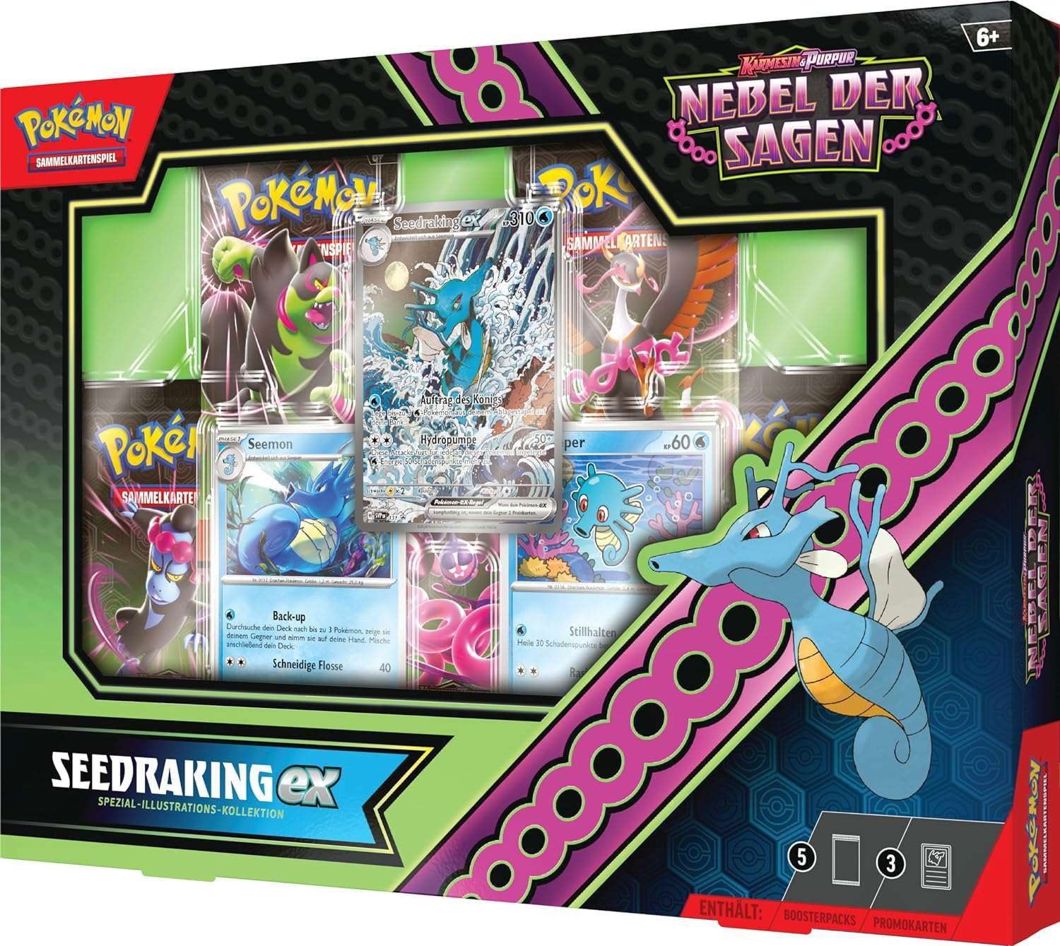 Pokémon - Nebel der Sagen Seedraking ex Special Collection Box - DE - cardcosmos