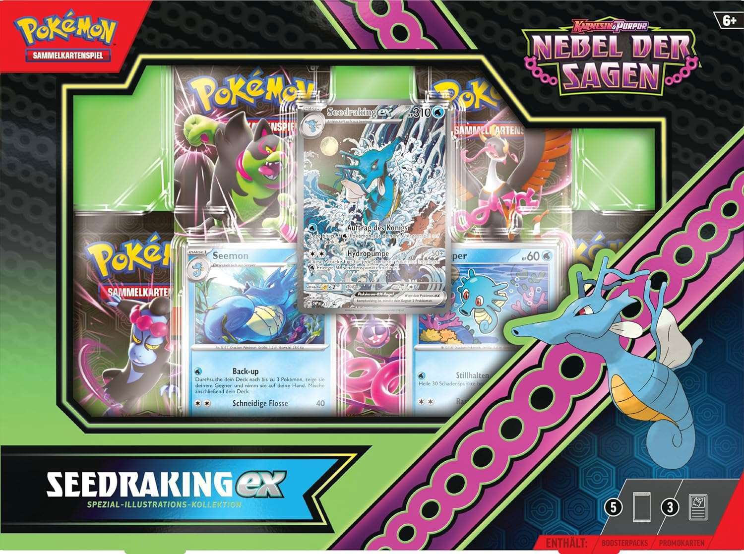 Pokémon - Nebel der Sagen Seedraking ex Special Collection Box - DE - cardcosmos