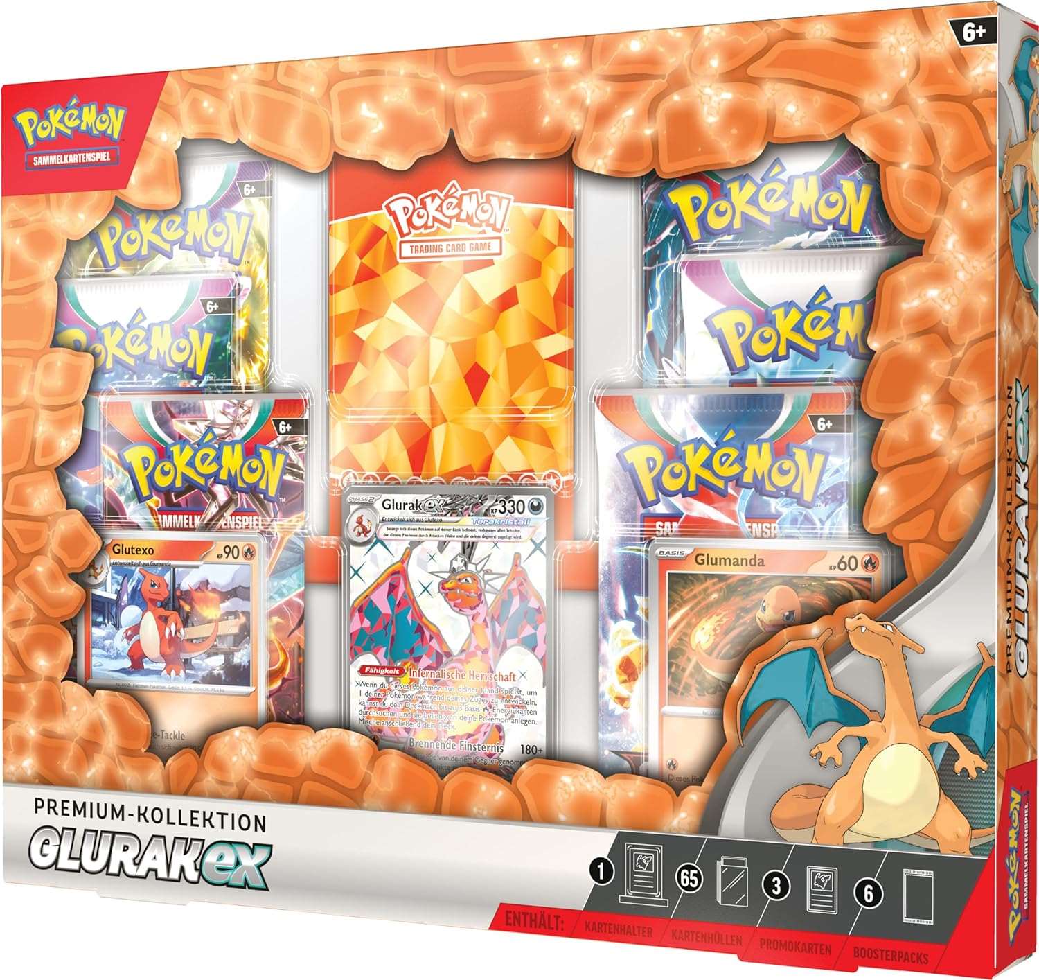 Pokémon - Premium-Kollektion - Glurak-ex - DE - cardcosmos