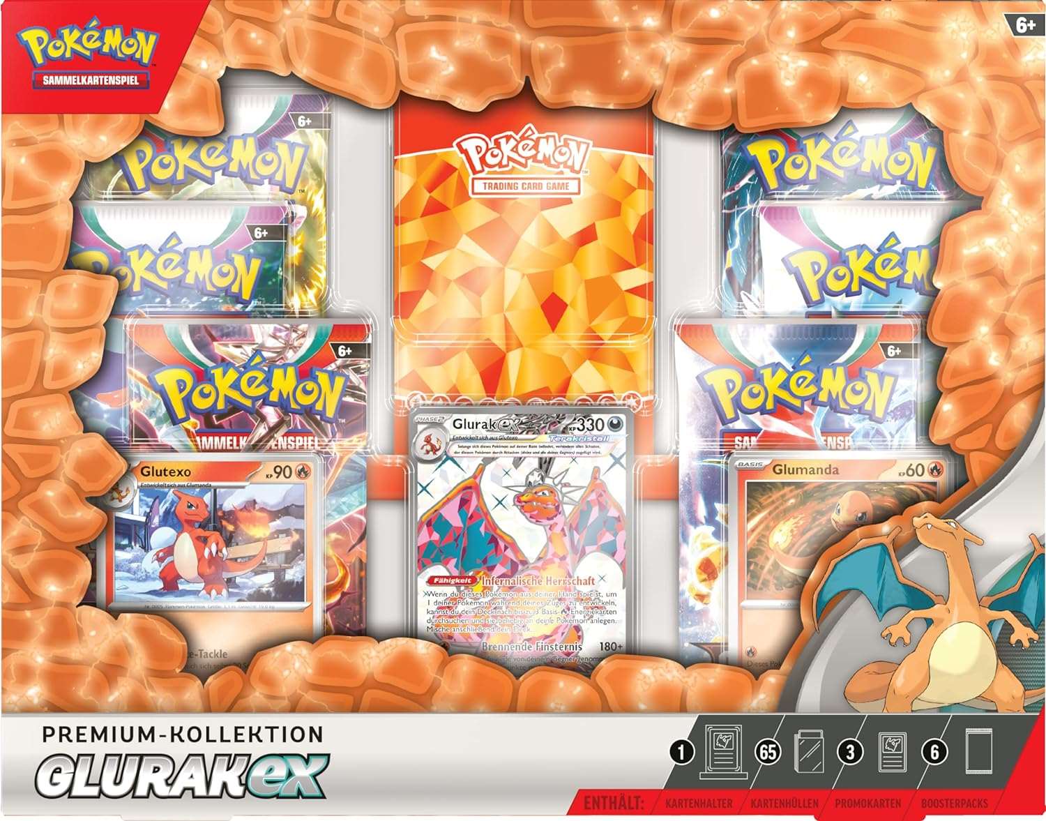 Pokémon - Premium-Kollektion - Glurak-ex - DE - cardcosmos
