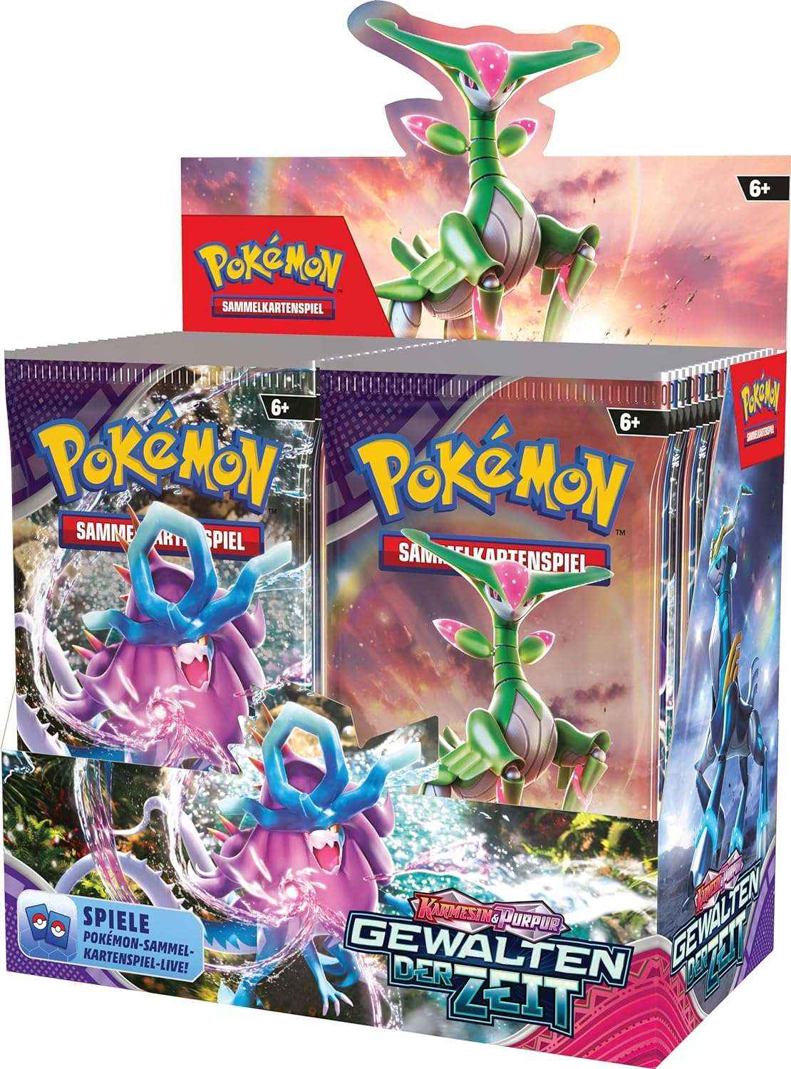 Pokémon - Scarlet & Violet: Gewalten der Zeit Booster Display - DE