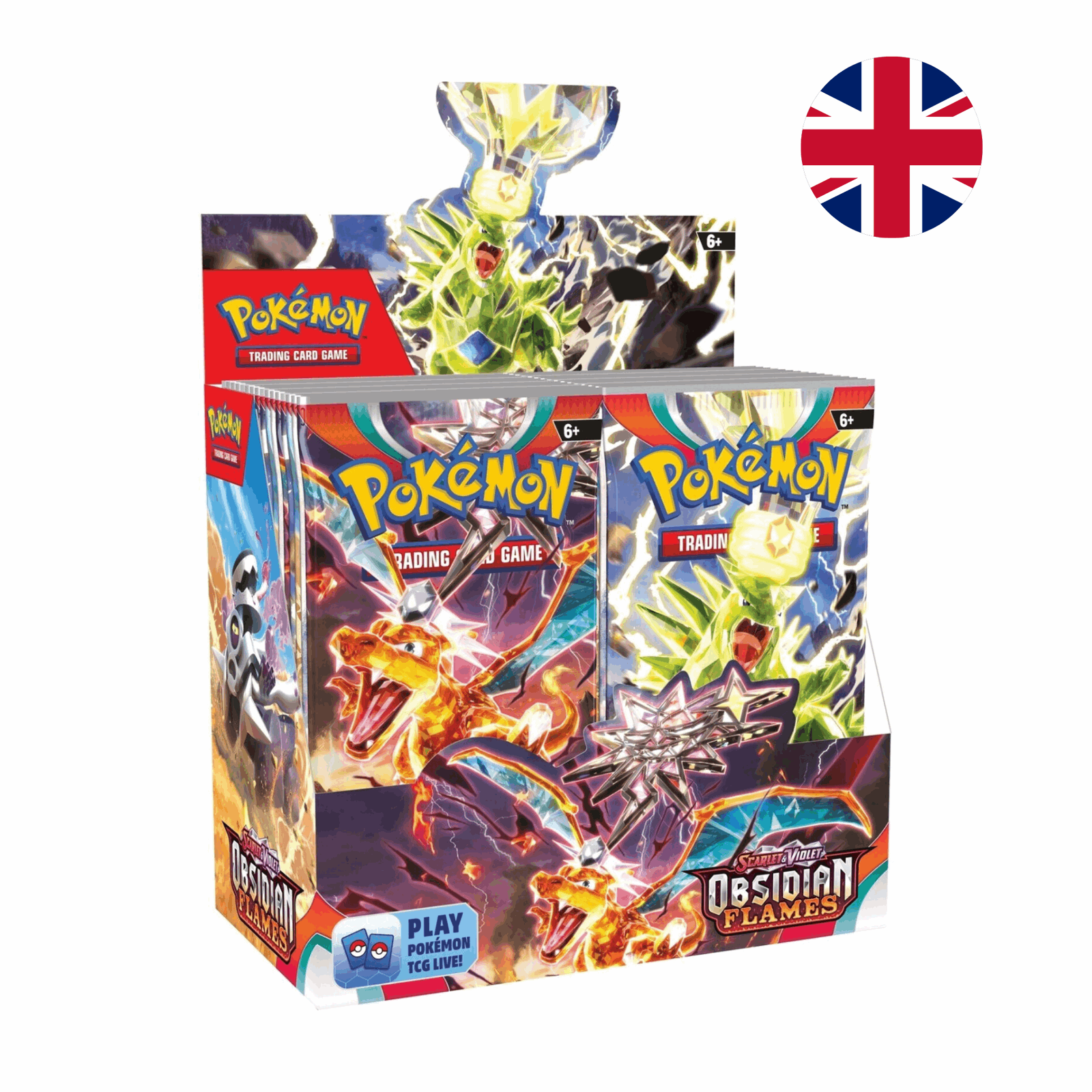 Pokémon - Scarlet & Violet: Obsidian Flames Booster Display - EN - cardcosmos