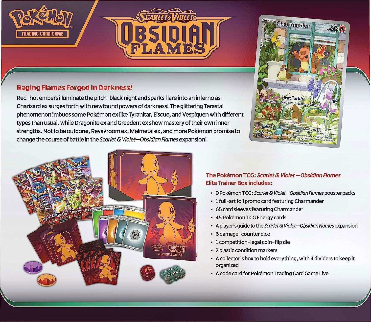 Pokémon - Scarlet & Violet: Obsidian Flames Elite Trainer Box - EN - cardcosmos