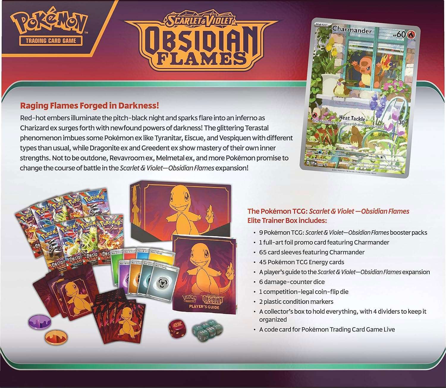 Pokémon - Scarlet & Violet: Obsidian Flammen Top Trainer Box - DE - cardcosmos