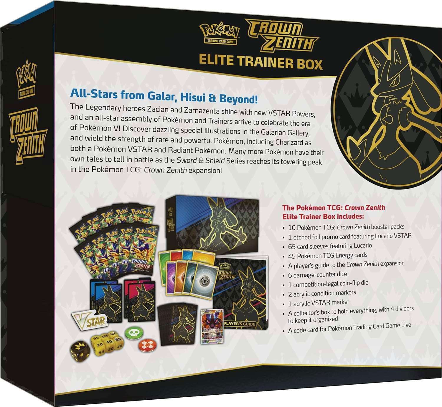 Pokémon - Sword & Shield: Crown Zenith Elite Trainer Box - EN - cardcosmos