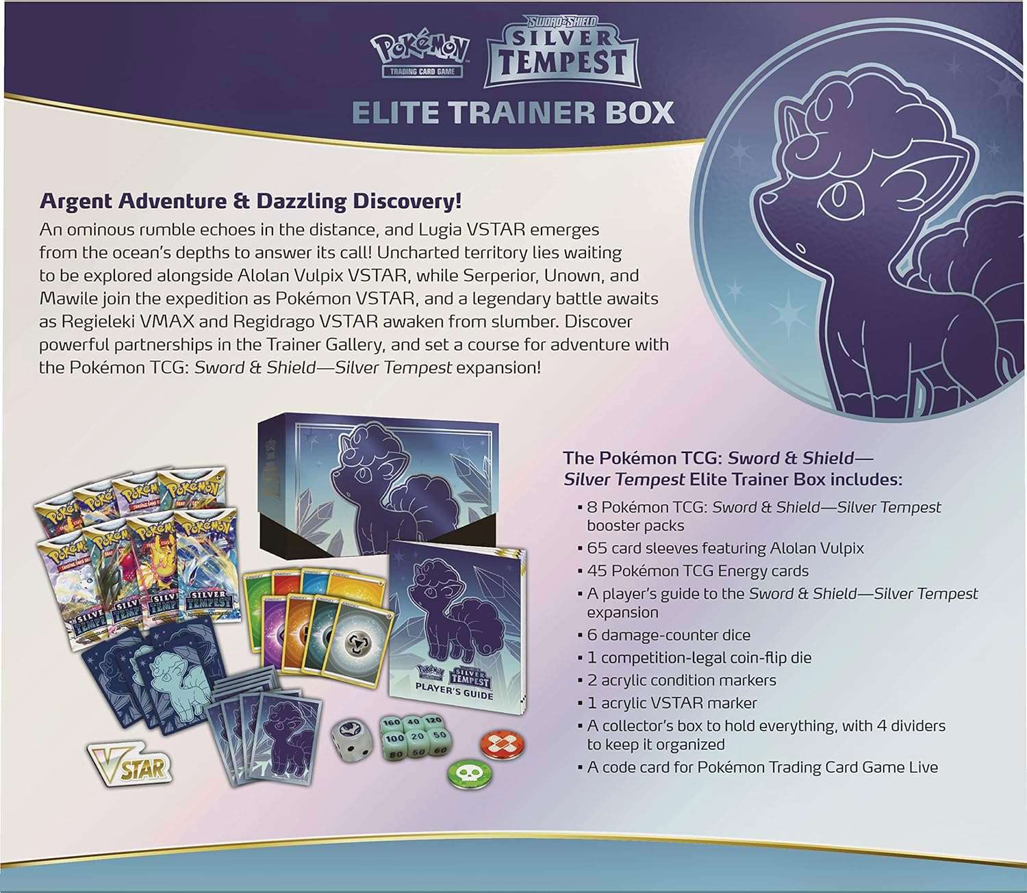 Pokémon - Sword & Shield: Silver Tempest Elite Trainer-Box - EN - cardcosmos