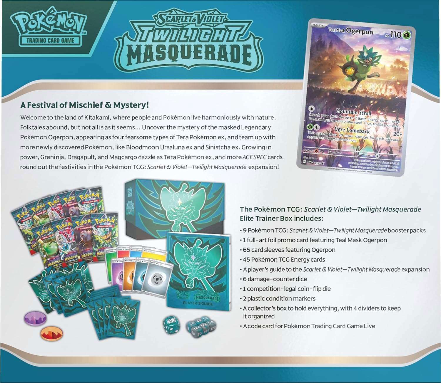 Pokémon - Twilight Masquerade Elite Trainer Box - EN - cardcosmos