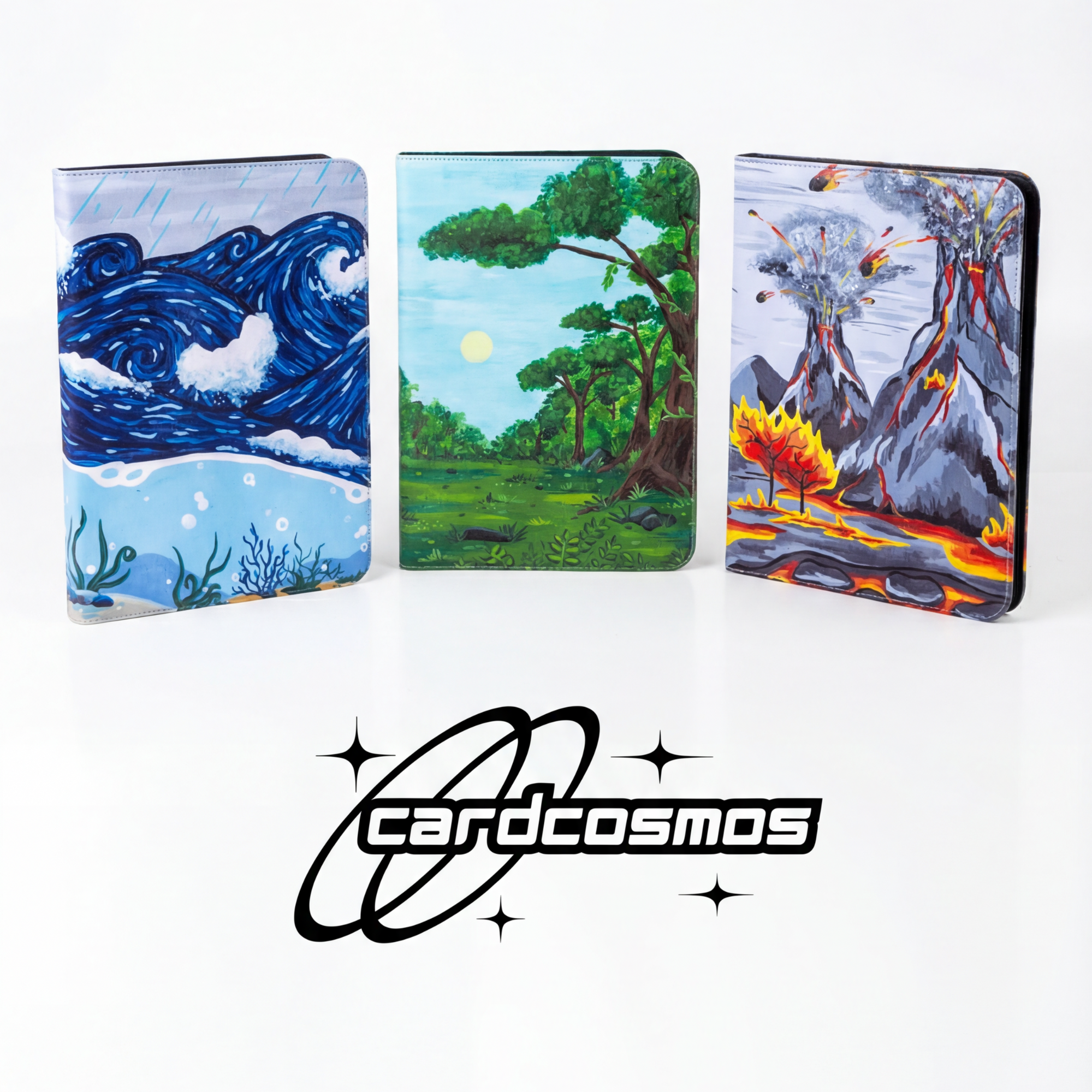 cardcosmos - Artwork 9 Pocket Zip Binder - Forest Sunrise