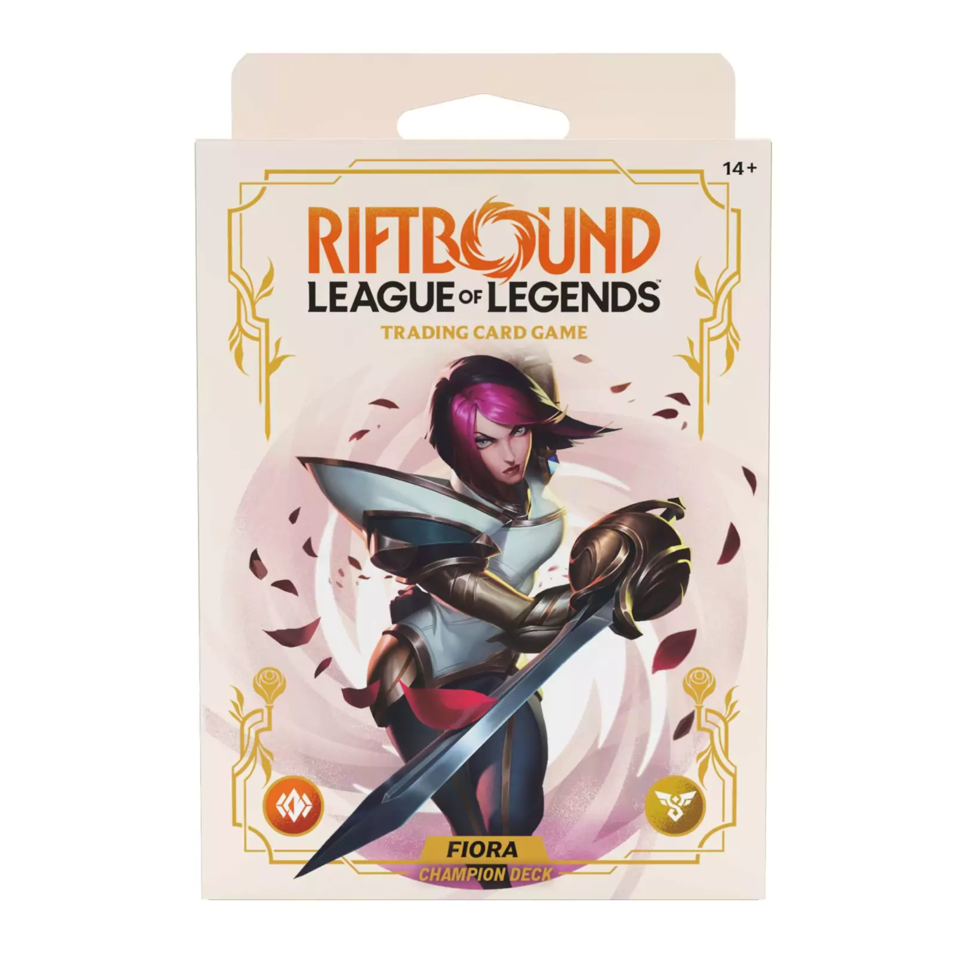 Riftbound: League of Legends - Spiritforged Champion-Deck Fiora - EN Vorderseite