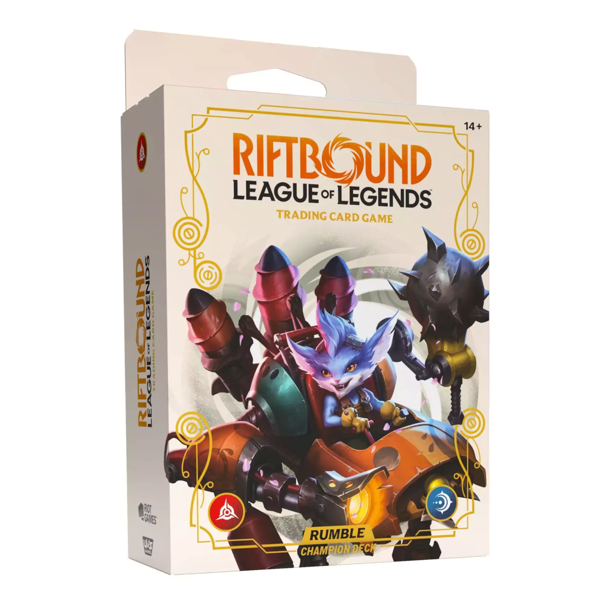 Riftbound: League of Legends - Spiritforged Champion-Deck Rumble - EN Seitlich