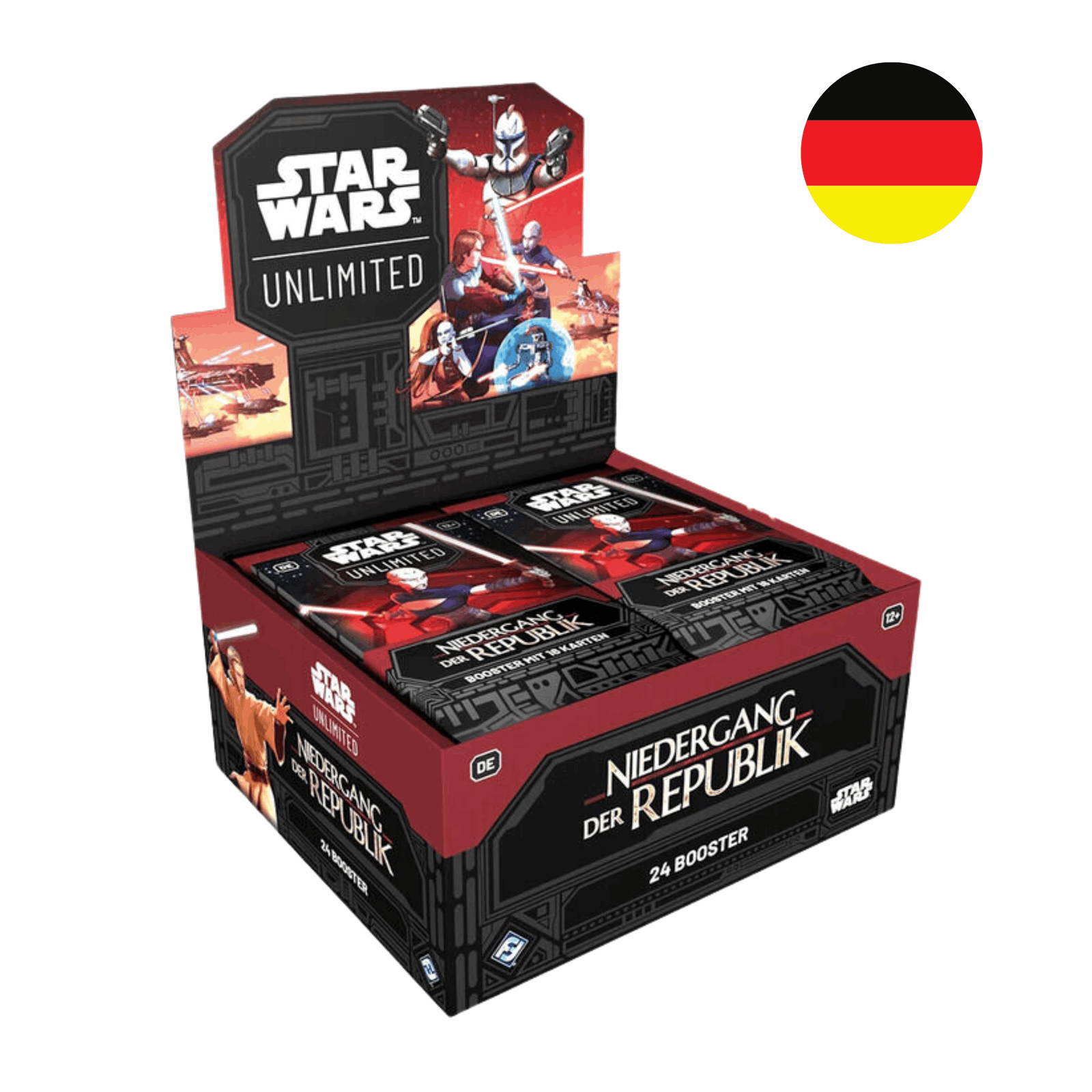 Star Wars: Unlimited - Niedergang der Republik Booster Display - DE - cardcosmos
