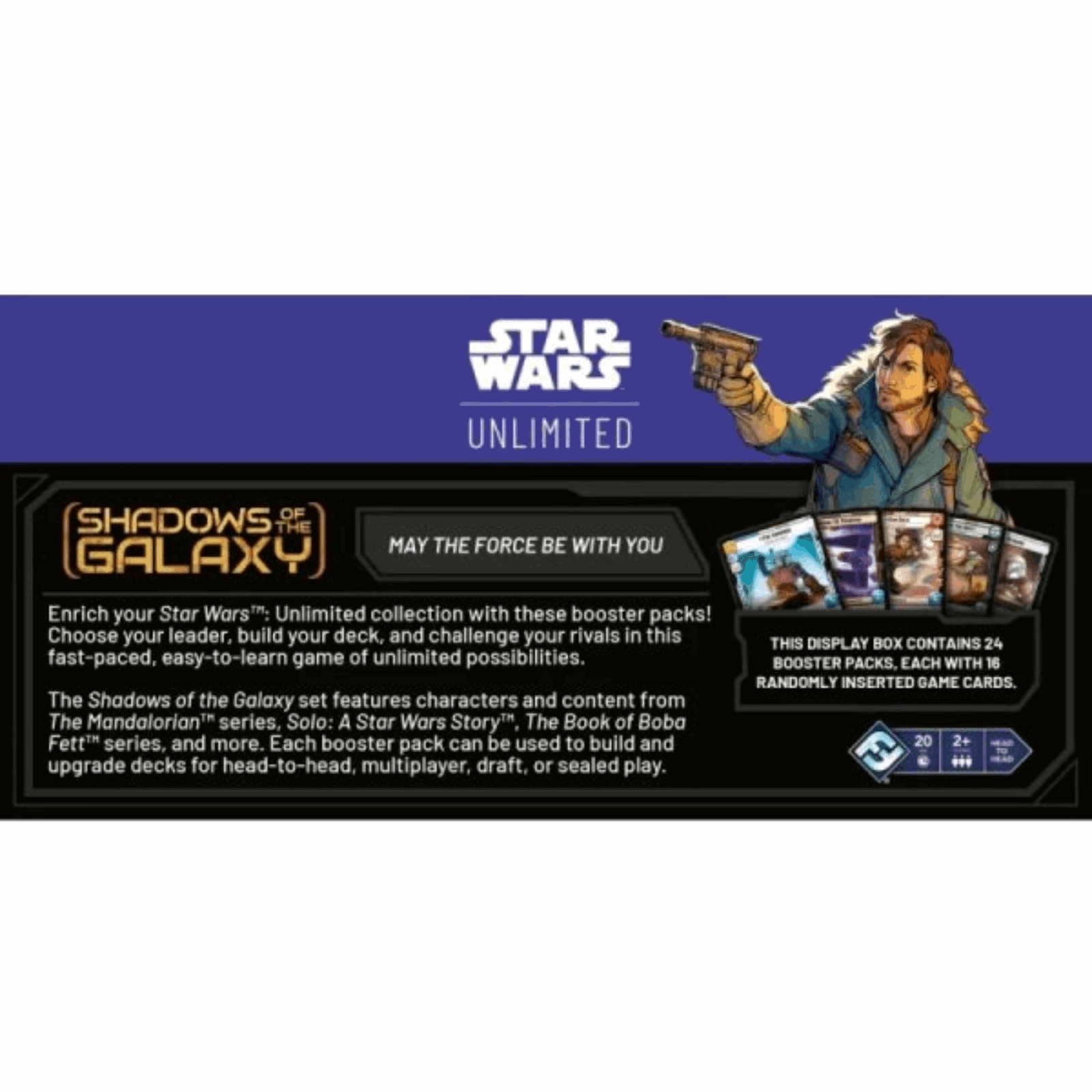 Star Wars: Unlimited - Shadows of the Galaxy Booster Display - EN - cardcosmos