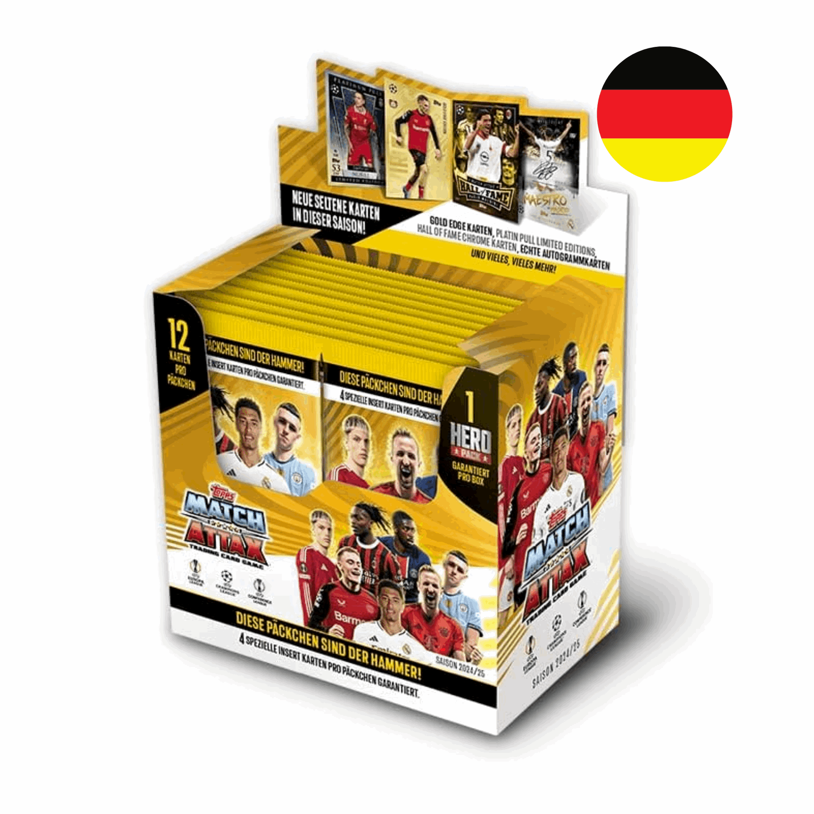Topps Champions League 24/25 Match Attax Display DE - cardcosmos