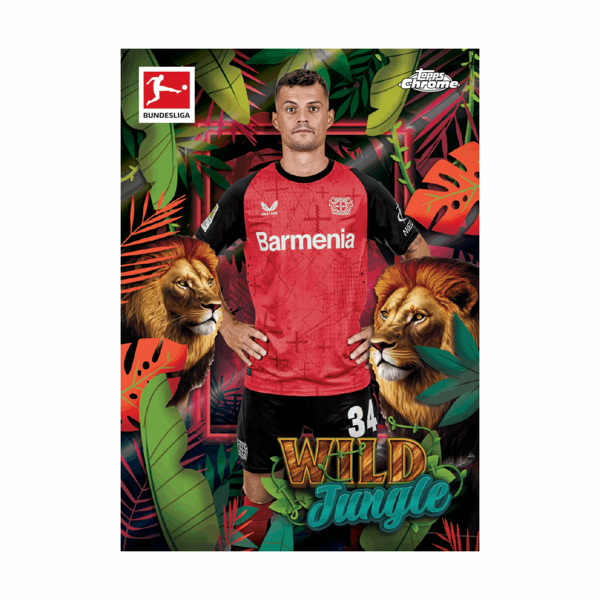 Topps 2025 - Chrome Bundesliga Value Box - EN Wild Jungle