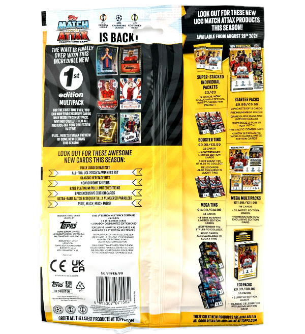 Topps Champions League Match Attax 2024/25 - 1st Edition Multipack - EN - cardcosmos