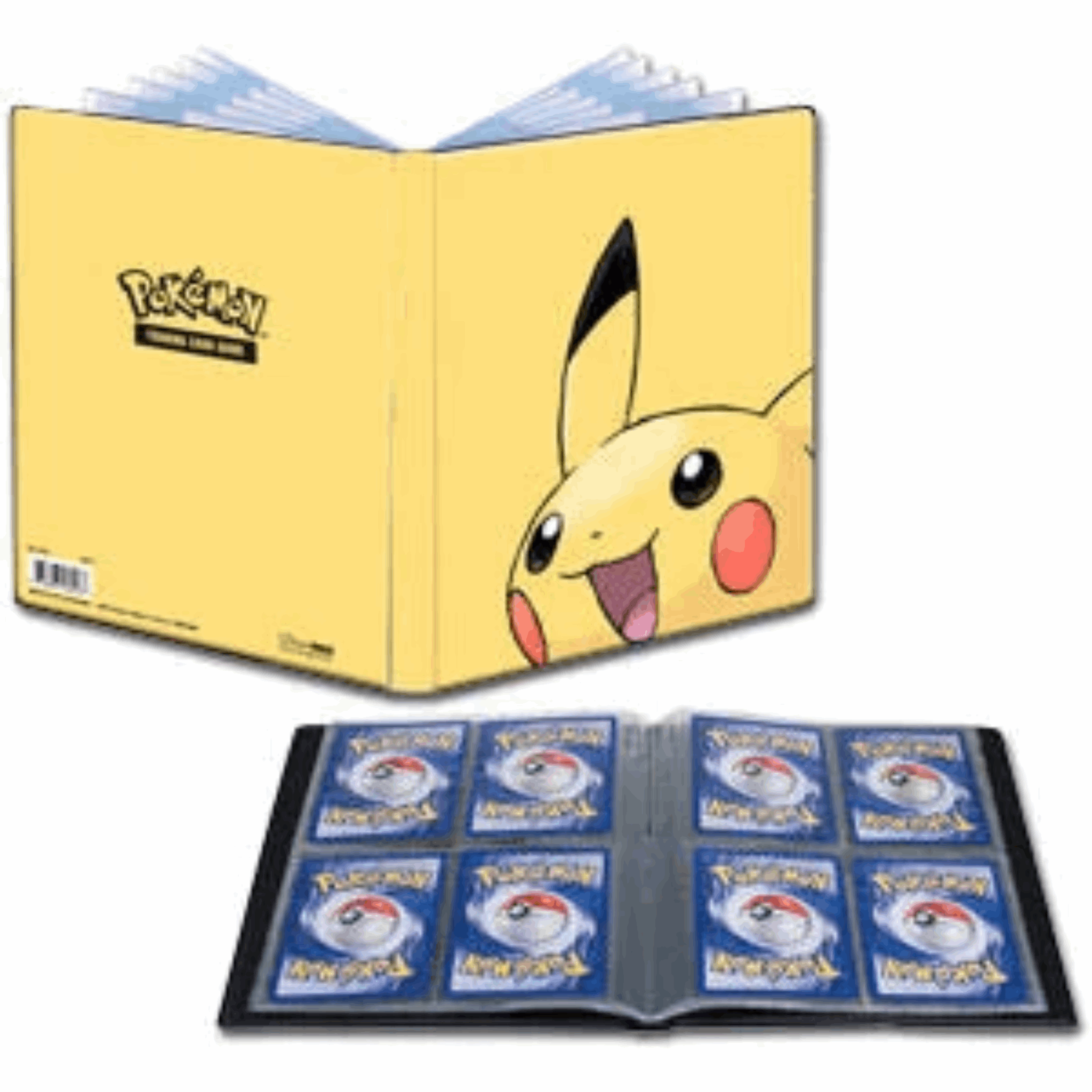 Ultra Pro - Pikachu 4-Pocket Portfolio für Pokémon Aussen und innenansicht