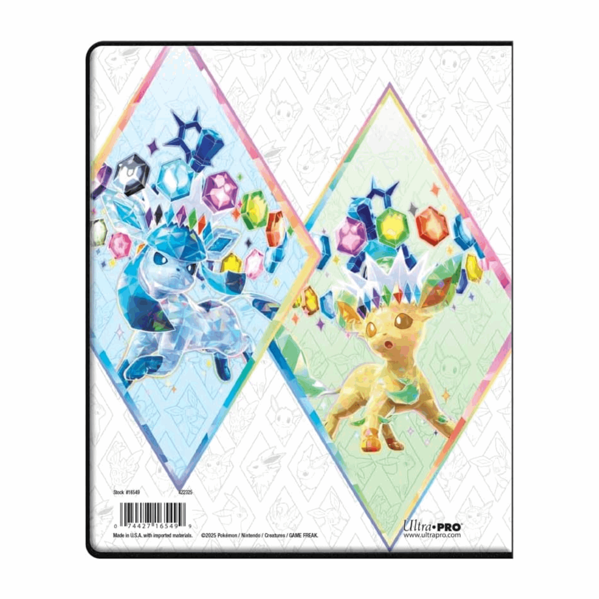 Ultra Pro - Pokémon Scarlet & Violet 8.5: 4-Pocket Portfolio Rückansicht