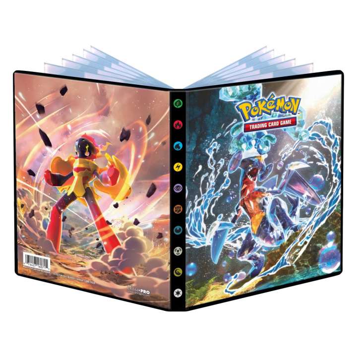 Ultra Pro - Scarlet & Violet 4: Paradox Rift 4-Pocket Portfolio - Pokémon - cardcosmos