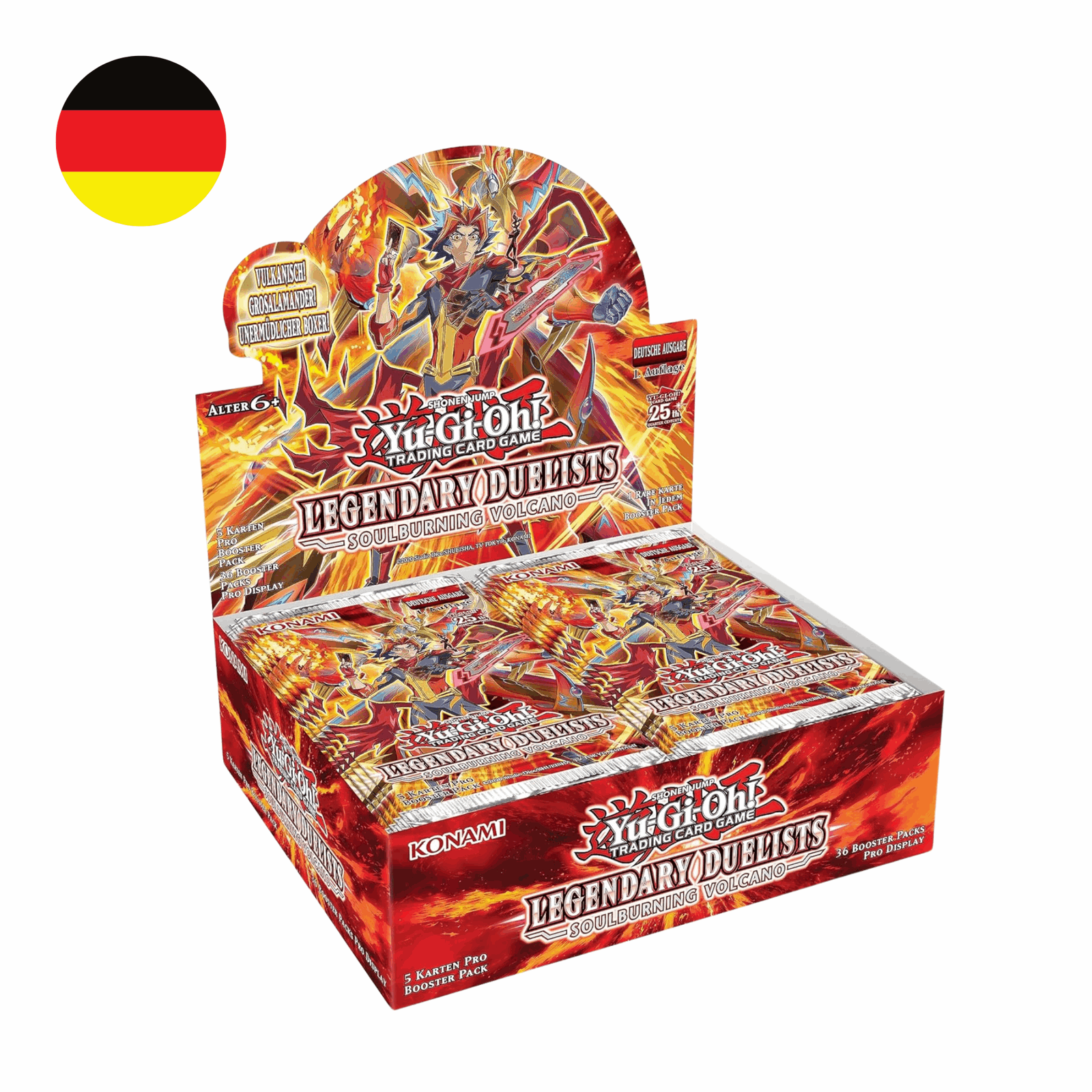 Yu-Gi-Oh! Soulbourning Volcano Display - DE - cardcosmos