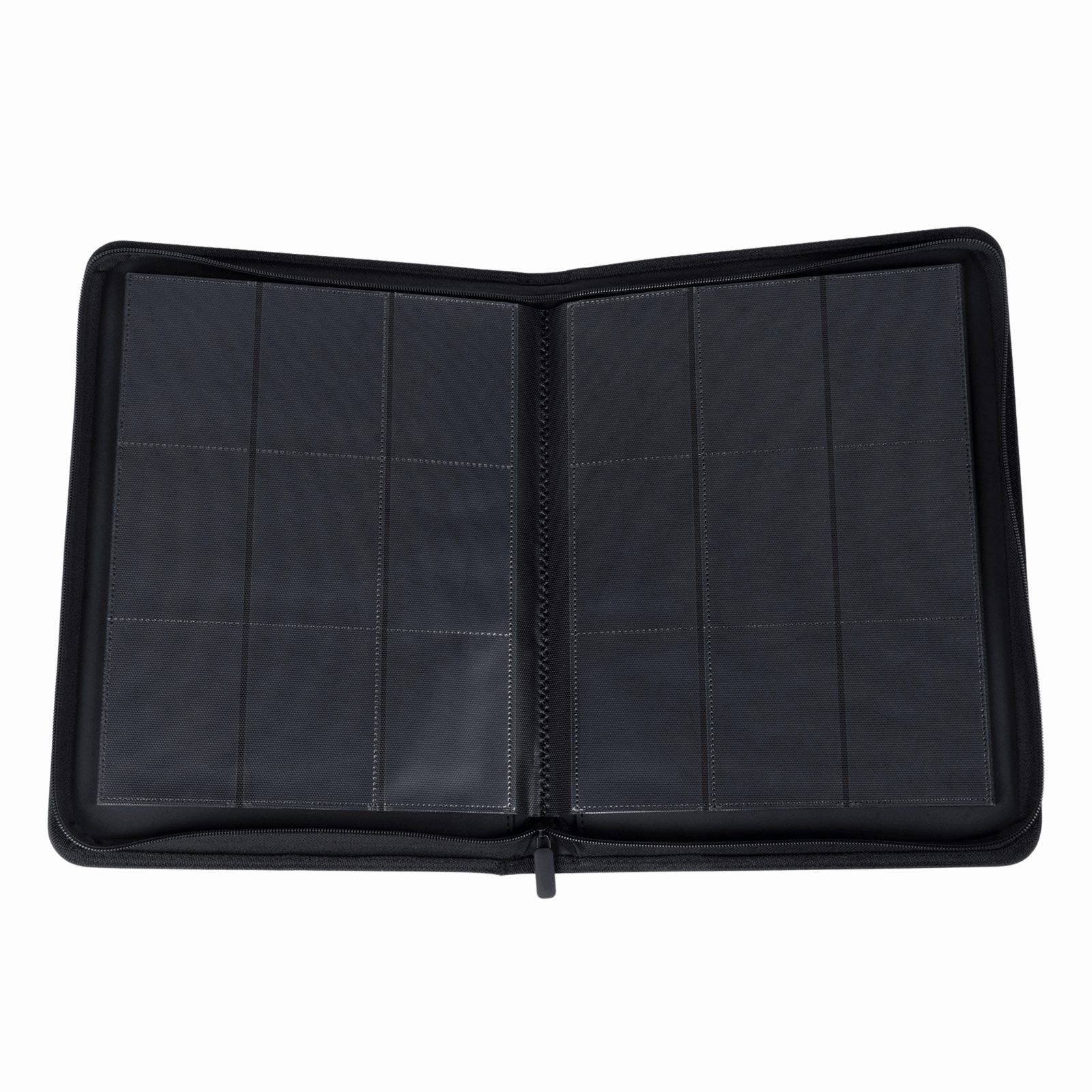 cardcosmos - 9 Pocket Zip Premium Leather Binder - cardcosmos