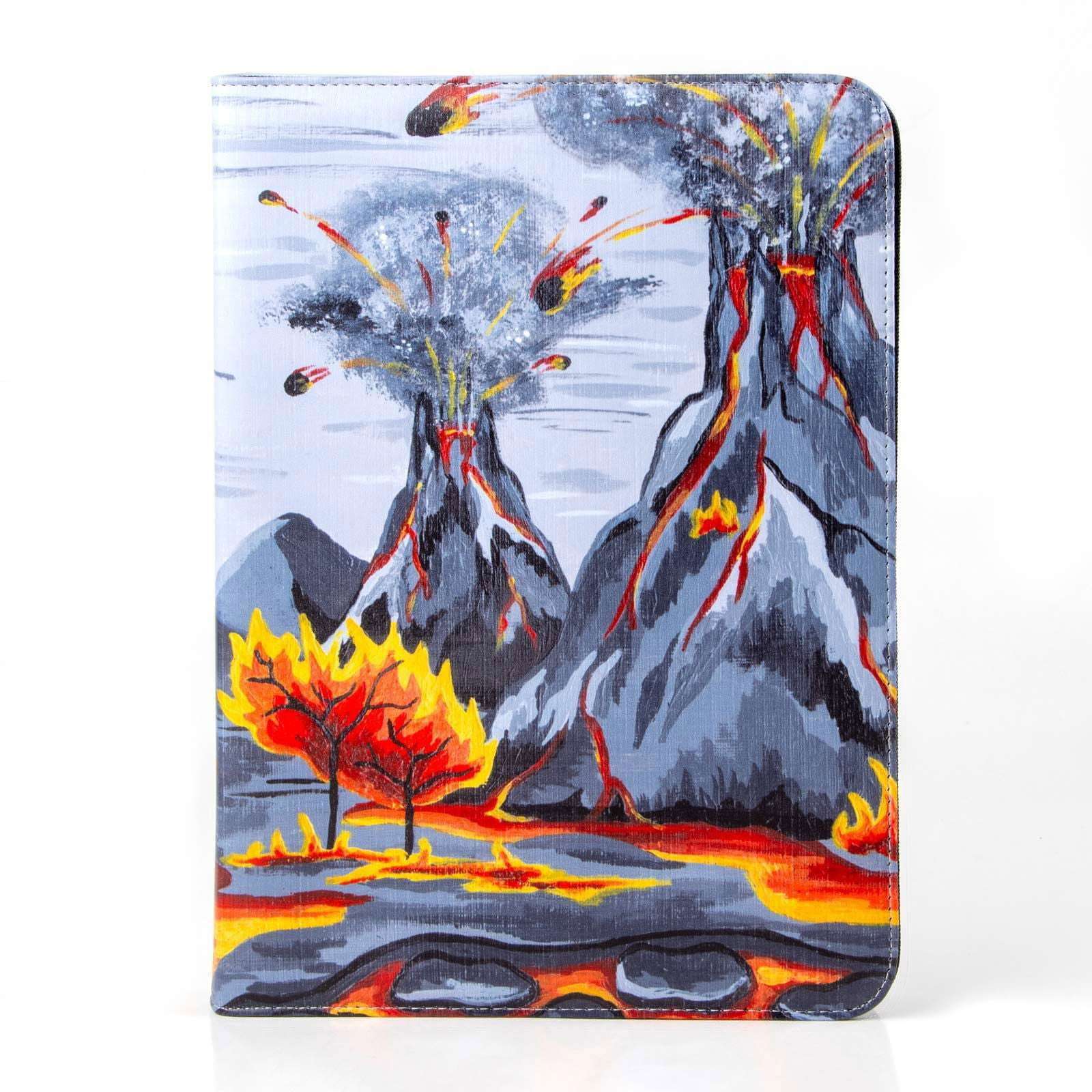 cardcosmos - Artwork 9 Pocket Zip Binder - Fiery Mountains - cardcosmos