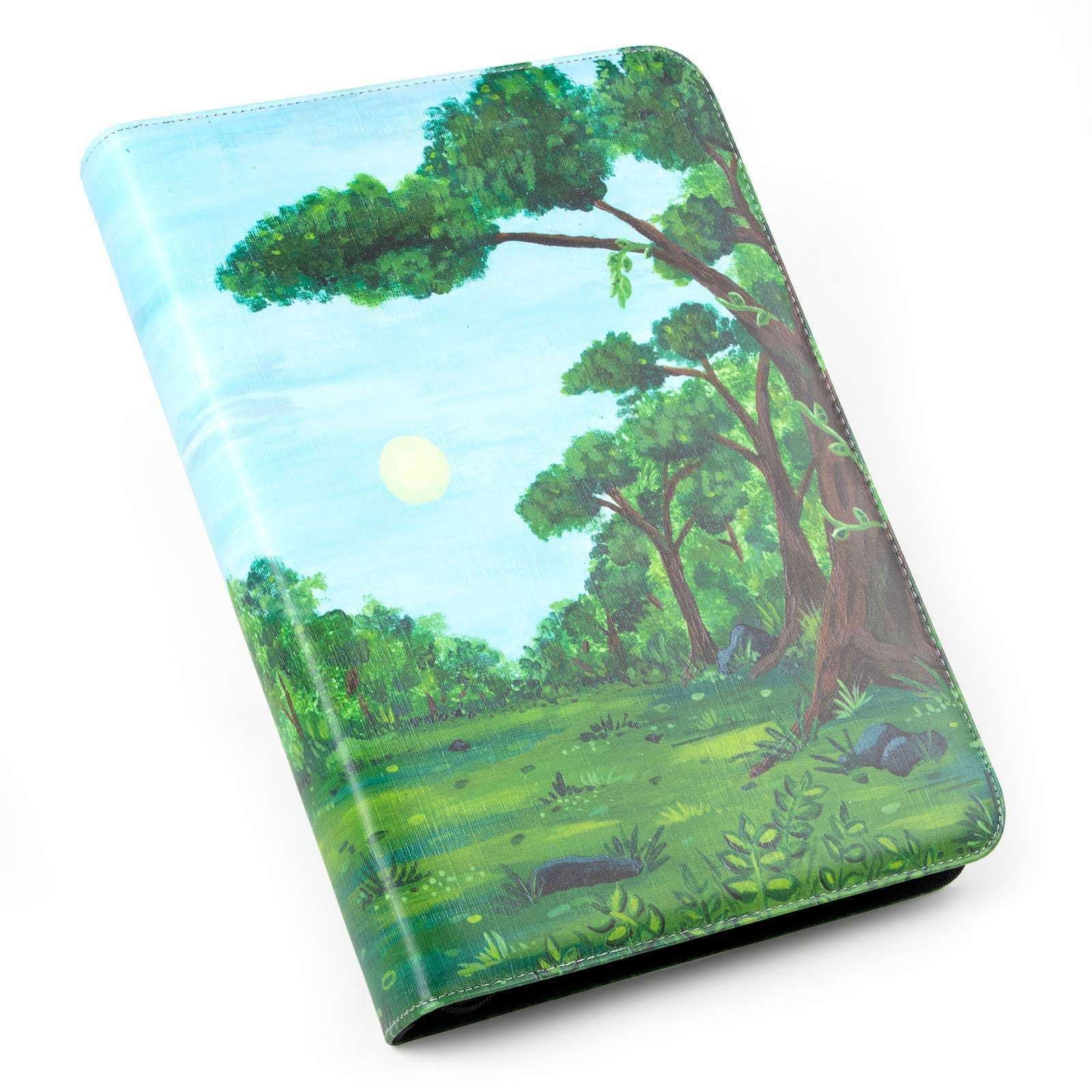 cardcosmos - Artwork 9 Pocket Zip Binder - Forest Sunrise - cardcosmos