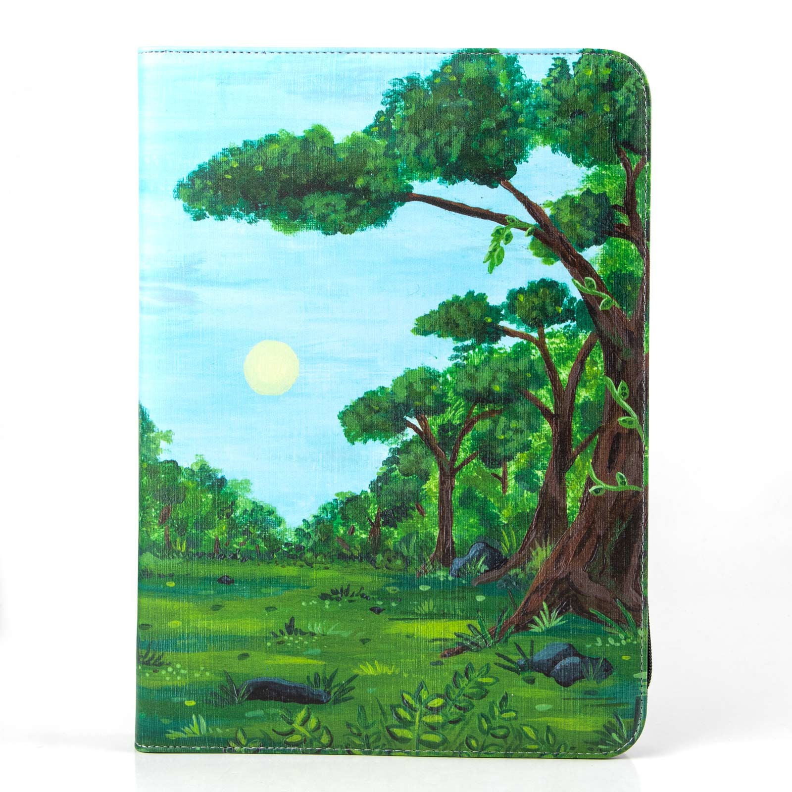 cardcosmos - Artwork 9 Pocket Zip Binder - Forest Sunrise - cardcosmos