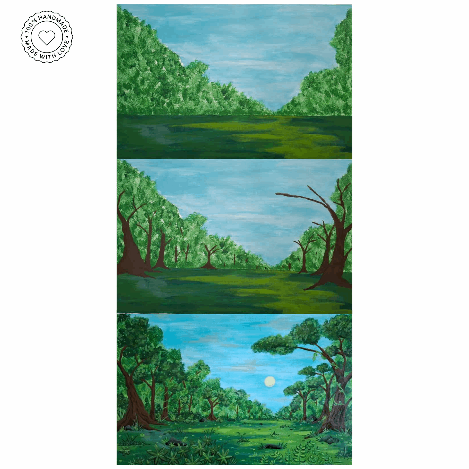 cardcosmos - Artwork 9 Pocket Zip Binder - Forest Sunrise - cardcosmos
