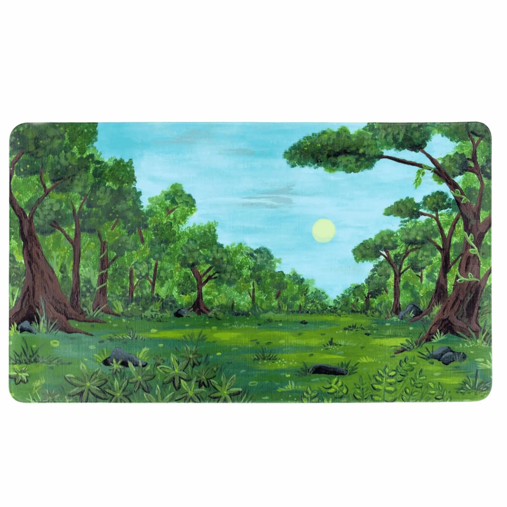 cardcosmos - Artwork Premium Playmat - Forest Sunrise