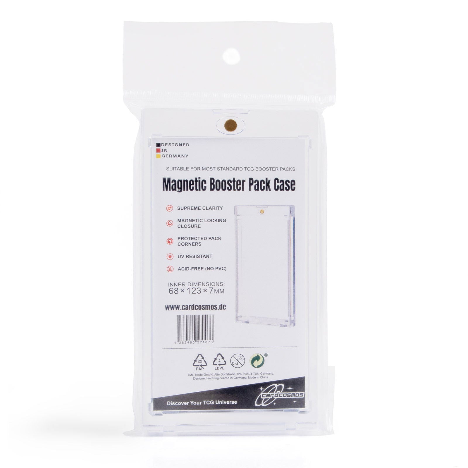 cardcosmos - Magnetic Booster Pack Case - cardcosmos