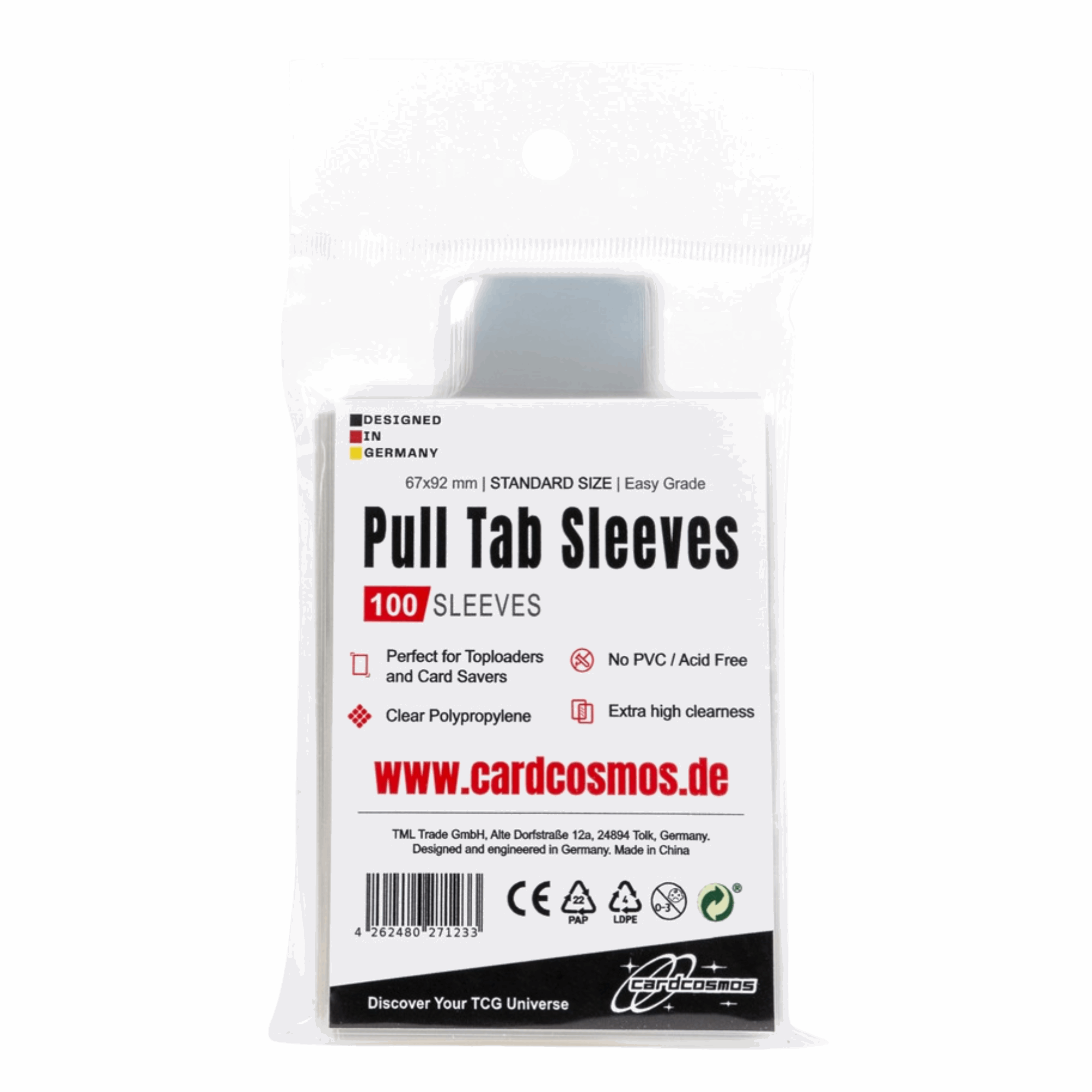 cardcosmos - Pull Tab Sleeves | 100stk