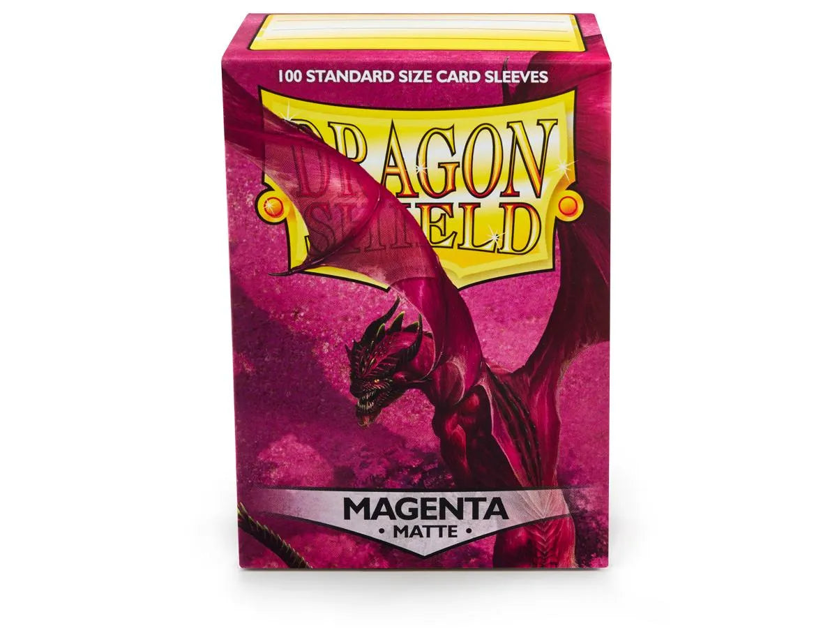 Pochettes Dragon Shield – Magenta mat standard | 100 pièces