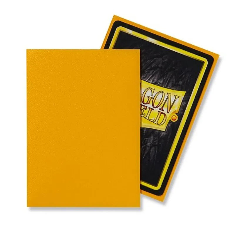 Pochettes Dragon Shield – Jaune mat standard | 100 pièces