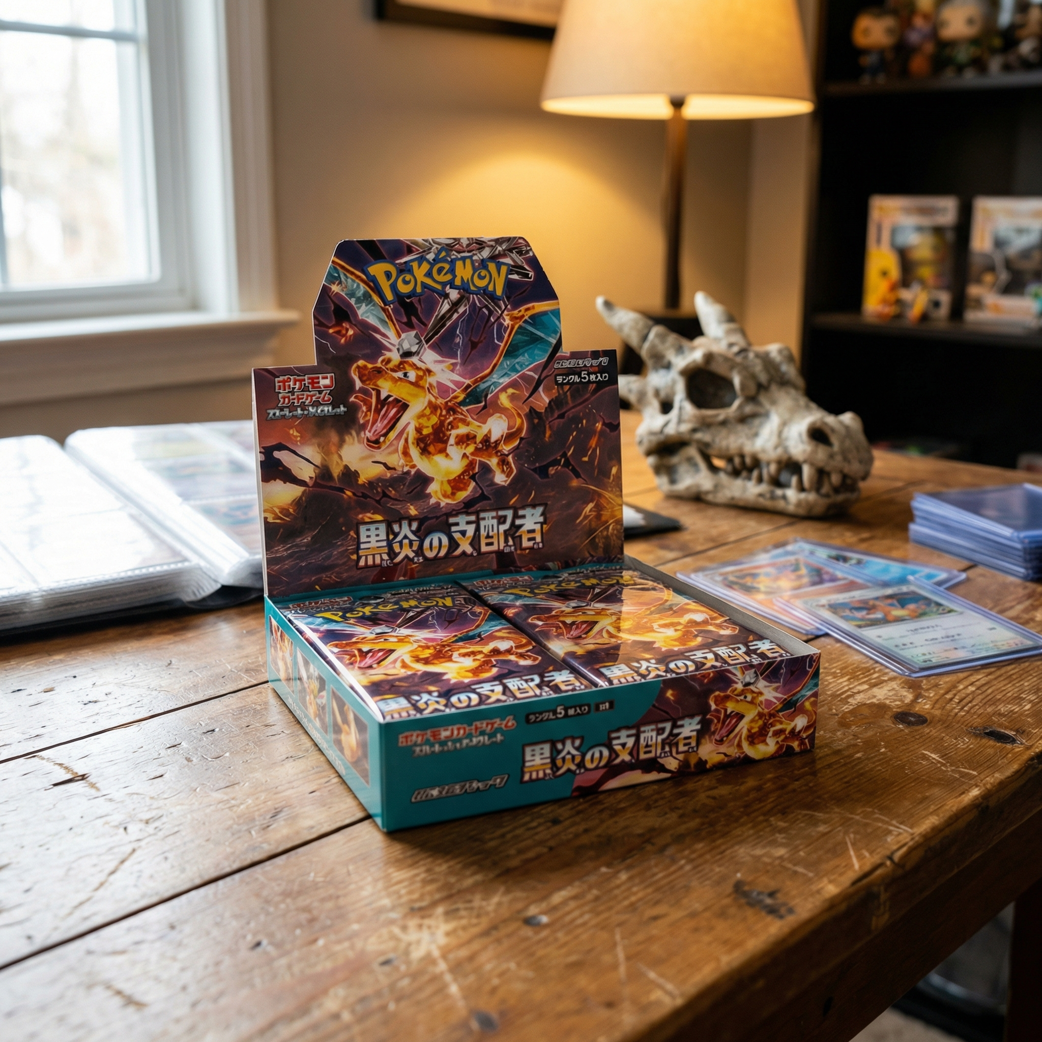 Pokémon - Ruler of The Black Flame 30er Display - JPN