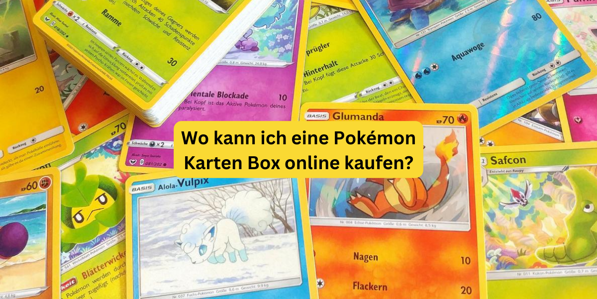 Wo kann ich eine Pokémon Karten Box online kaufen?