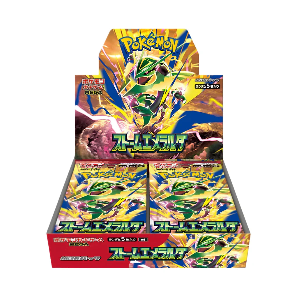 Pokémon Storm Emeralda Booster & Displays vorbestellen | cardcosmos