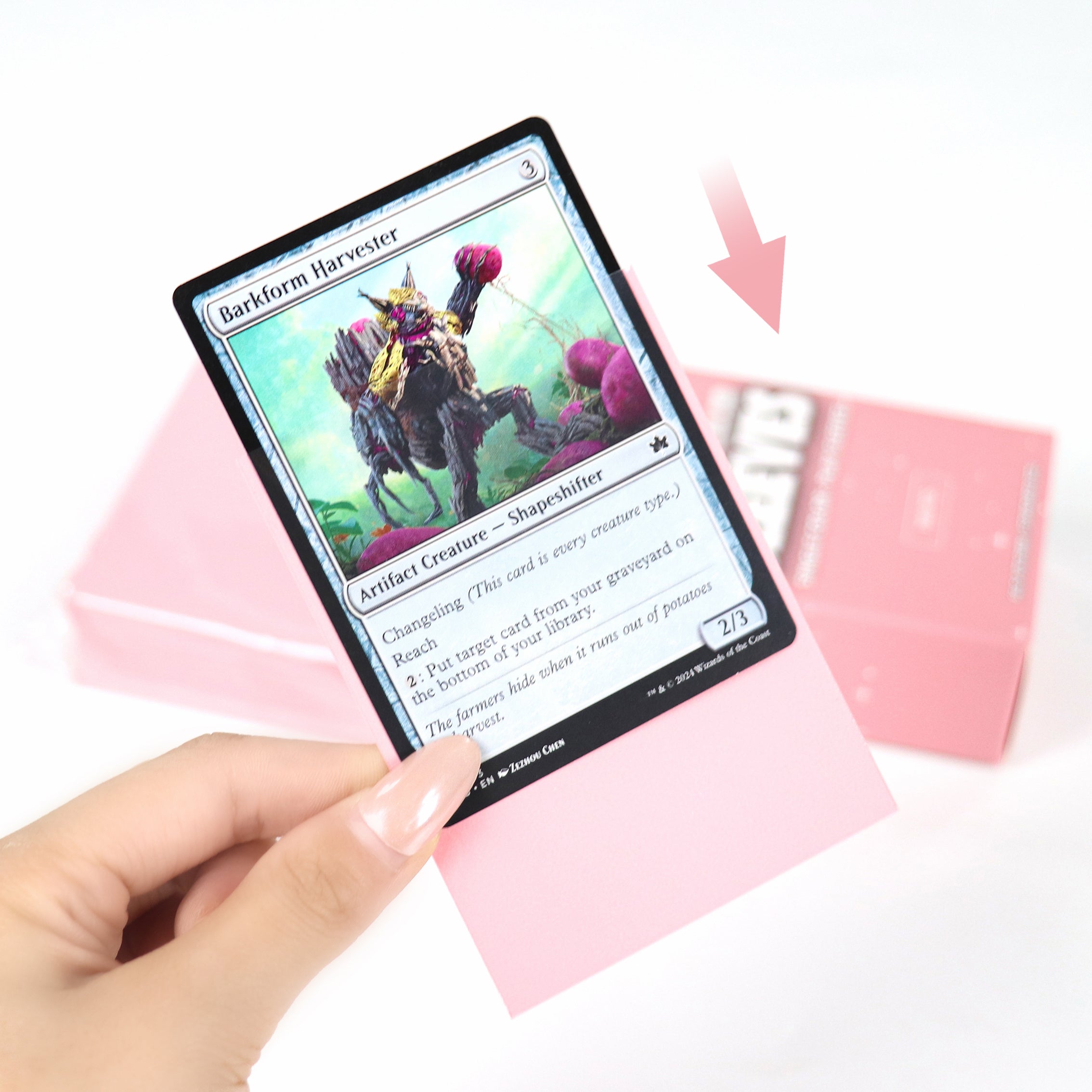 cardcosmos - Premium Matte Sleeves Pink | 100 pcs