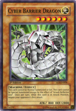 Cyber Barrier Dragon (V.1 - Super Rare) - Shadow of Infinity (Super Rare) [SOI-006]